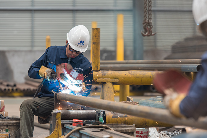 湖北网架焊接车间